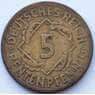 Германия 5 пфеннигов 1924 E КМ39 VF (J05.19) арт. 16810