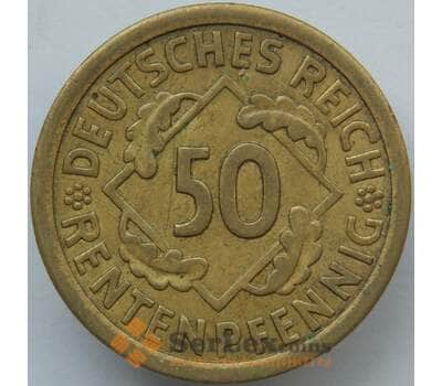 Монета Германия 50 пфеннингов 1924 A КМ41 XF (J05.19) арт. 14792