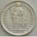 Монета Швейцария 1/2 франка 1957 КМ23 XF арт. 13222