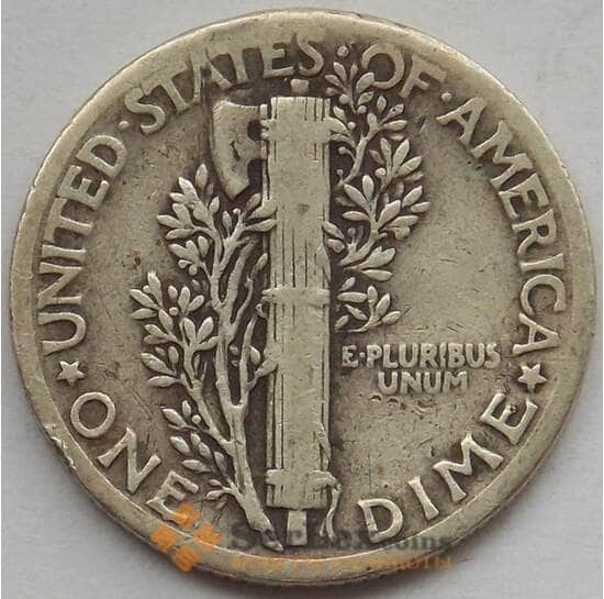 США дайм 10 центов 1934 КМ140 VF арт. 12804