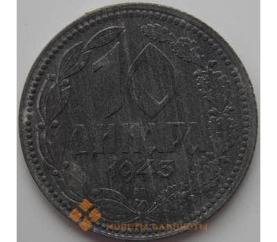 Монета Сербия 10 динаров 1943 КМ33 VF арт. 8676