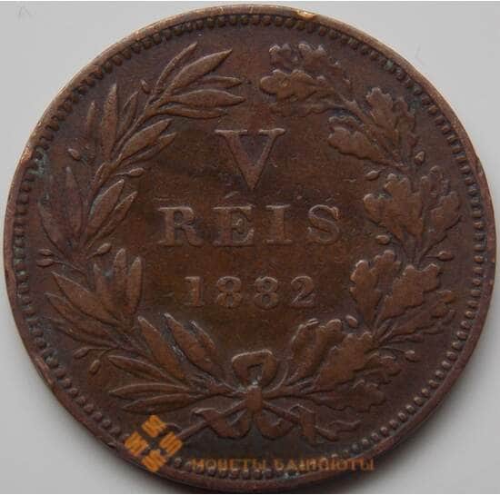 Португалия 5 рейс 1882 КМ525 VF- арт. 8673