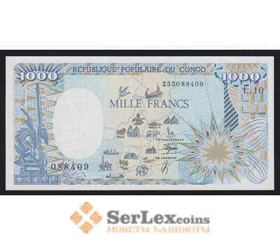 Конго 1000 франков 1990 Р10b UNC арт. 52798