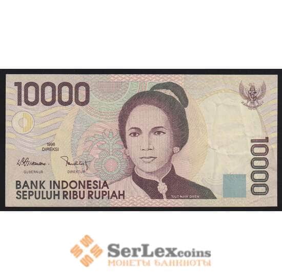 Индонезия 10000 рупий 1998 (1999) Р137b XF арт. 53689