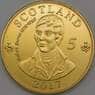 Шотландия 5 риалов 2017 UNUSUAL Роберт Бёрнс арт. 26353