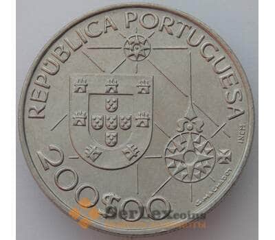 Монета Португалия 200 эскудо 1992 КМ660 UNC Открытие Америки (J05.19) арт. 16635