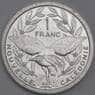 Новая Каледония монета 1 франк 2011 КМ10 aUNC арт. 43214