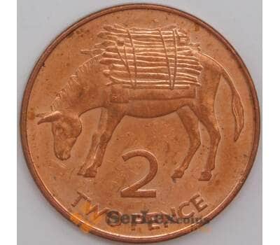 Остров Святой Елены монета 2 пенса 2006 КМ12а UNC арт. 44663