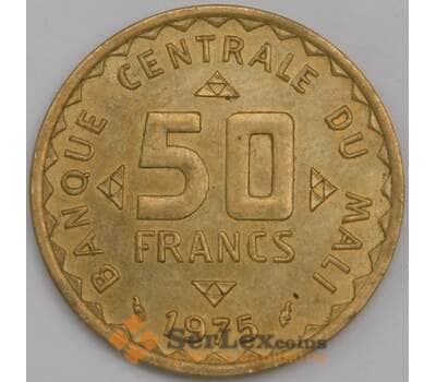 Мали 50 франков 1975 КМ9 AU ФАО арт. 40774