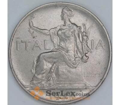 Италия 1 лира 1924 КМ62 VF  арт. 56549