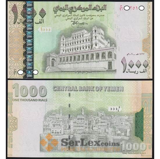 Йемен банкнота 1000 риалов 1998 Р32 UNC арт. 48536