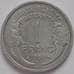 Монета Франция 1 франк 1959 КМ885а XF (J05.19) арт. 17766
