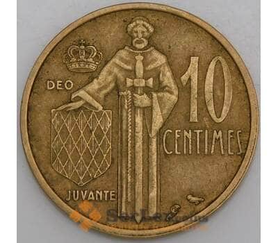 Монако монета 10 сантимов 1962 КМ142 VF арт. 47363