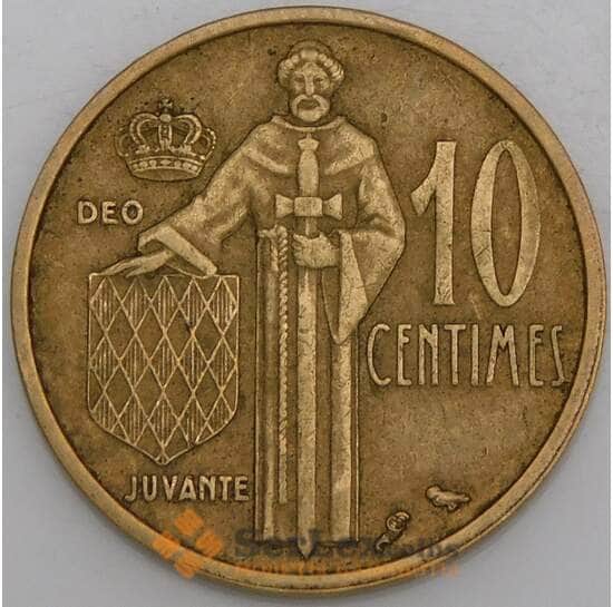 Монако монета 10 сантимов 1962 КМ142 VF арт. 47363