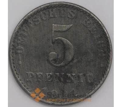 Германия монета 5 пфеннигов 1921 А КМ19 VF арт. 43457
