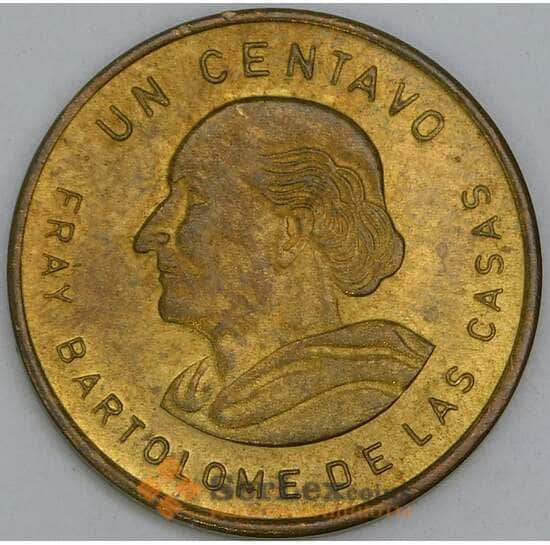 Гватемала 1 сентаво 1987 КМ275 aUNC арт. 56284
