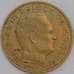 Монако монета 20 сантим 1962 КМ143 XF пятна арт. 43205