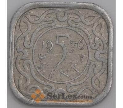 Суринам монета 5 центов 1976 КМ12a VF арт. 47634
