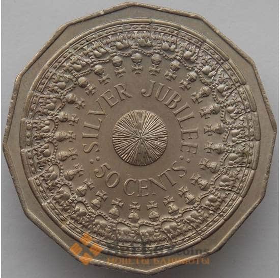 Австралия монета 50 центов 1977 КМ70 UNC  арт. 17407