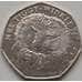 Монета Великобритания 50 пенсов 2016 UC130 aUNC Ежиха Тигги Винкл арт. 7701