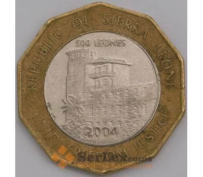 Сьерра-Леоне монета 500 Леоне 2004 КМ296 VF арт. 43059
