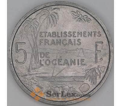 Французская Океания 5 франков 1952 КМ4 UNC арт. 54170