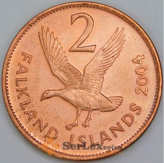 Фолклендские острова 2 пенса 2004 КМ131 UNC арт. 57132 Фолклендские острова 2 пенса 2004 КМ131 UNC арт. 57132