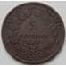 Монета Франция 5 сентим 1885 КМ821.1 VF арт. 7188