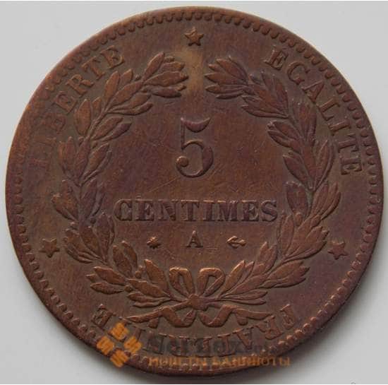 Франция 5 сентим 1874 КМ821.1 F арт. 7175