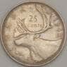 Канада 25 центов 1943 XF Серебро арт. 21728