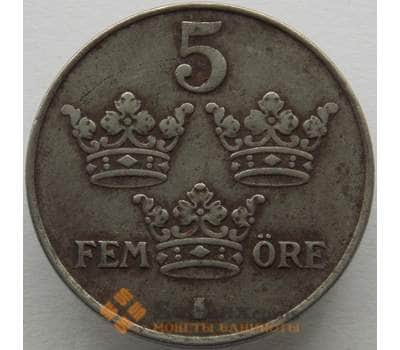 Монета Швеция 5 эре 1950 КМ812 VF (J05.19) арт. 15786