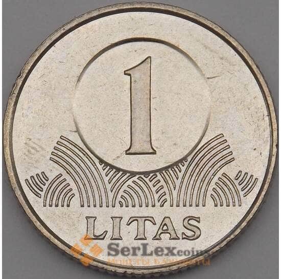 Литва 1 лит 2001 КМ111 aUNC арт. 18801