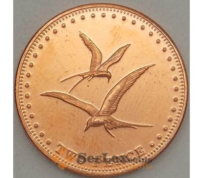 Монета Тристан да Кунья 2 пенса 2009 BU (n17.19) арт. 20098