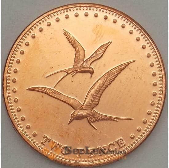 Тристан да Кунья 2 пенса 2009 BU (n17.19) арт. 20098