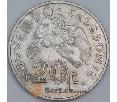 Новая Каледония 20 франков 1992 КМ12 VF арт. 56627