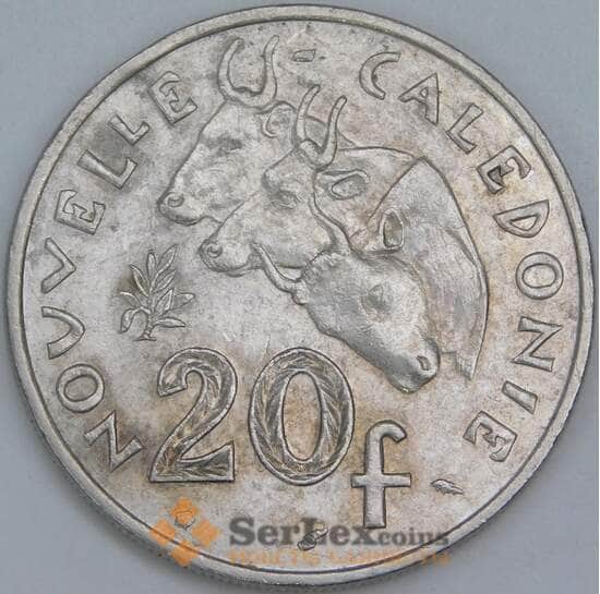 Новая Каледония 20 франков 1992 КМ12 VF арт. 56627