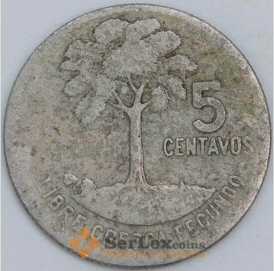 Гватемала 5 сентаво 1965 КМ266 F арт. 57549