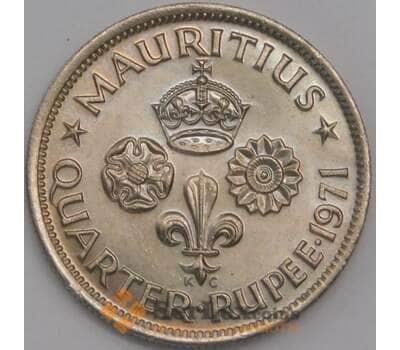 Маврикий 1/4 рупии 1971 КМ36 BU арт. 40882