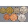 Гайана набор монет 1, 5, 10, 25 центов, 1, 5, 10 долларов 1991-2013 UNC арт. 43700