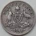 Монета Австралия 3 пенса 1936 КМ24 F арт. 12314