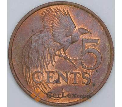 Тринидад и Тобаго 5 центов 1992 КМ30 XF арт. 57545