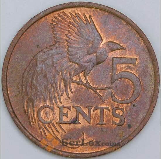 Тринидад и Тобаго 5 центов 1992 КМ30 XF арт. 57545