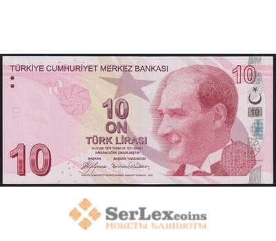 Турция 10 лир 2009 Р223а UNC арт. 50921