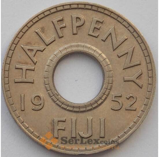 Фиджи 1/2 пенни 1952 КМ16 UNC (J05.19) арт. 16980