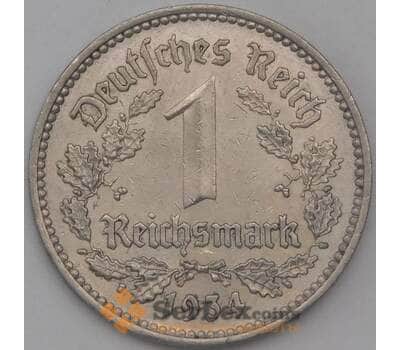 Монета Германия 1 рейхсмарка 1934 А КМ78 XF арт. 28155