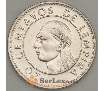 Монета Гондурас 20 сентаво 1991 КМ83а.2 UNC (n17.19) арт. 21309