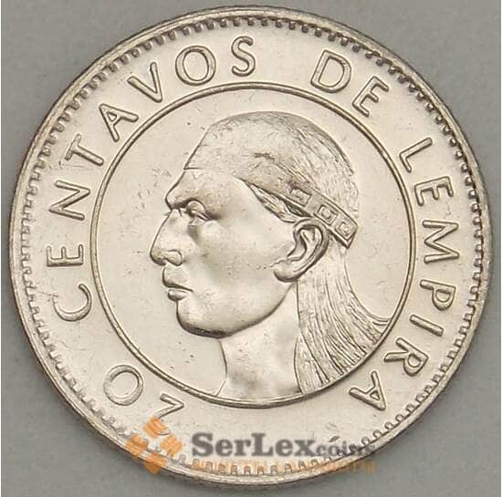 Гондурас 20 сентаво 1991 КМ83а.2 UNC (n17.19) арт. 21309