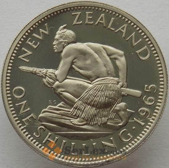 Новая Зеландия 1 шиллинг 1965 КМ27.2 Proof  арт. 15233