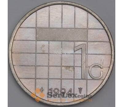 Нидерланды монета 1 гульден 1994 КМ205 BU арт. 43558