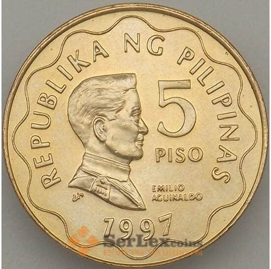 Филиппины 5 писо 1997 КМ272 UNC (J05.19) арт. 18141